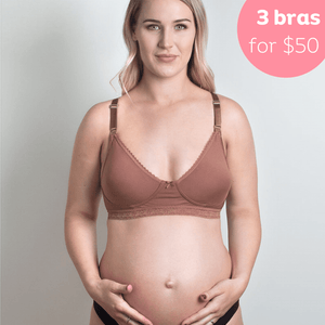 Low Cut Diamond Maternity Bra