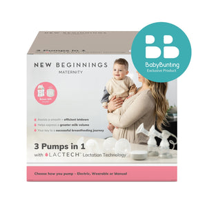 3 In 1 Breast Pump - a Baby Bunting Exclusive