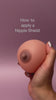 how to apply a nipple shielf